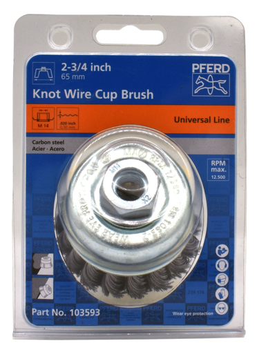 Picture of Wire Cup Brush  65mm Knotted Steel M14 Universal