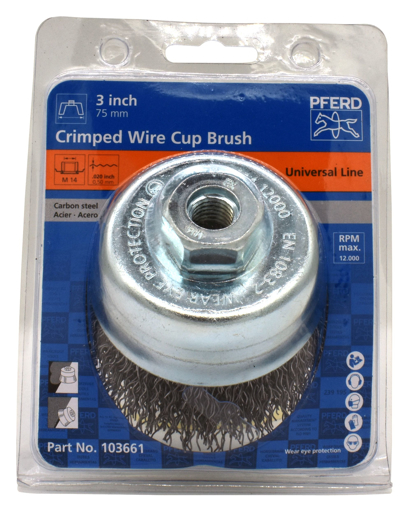Picture of Wire Cup Brush  80mm Steel M14 Thread Universal