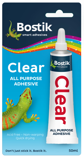 Picture of Clear Adhesive 50ml Blister Card