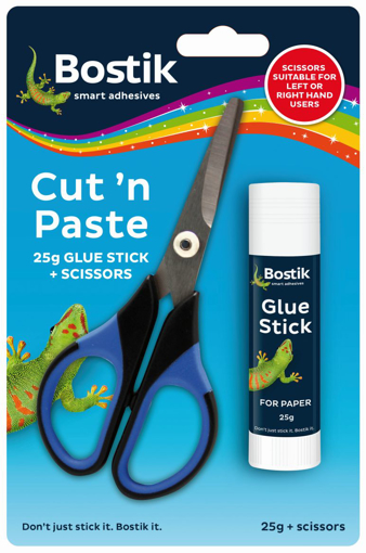 Picture of Cut 'n Paste Blister Card 25g Glue Stick & Scissor