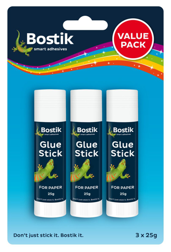 Picture of Glue Stick Blister Card 3x25g Value Pack