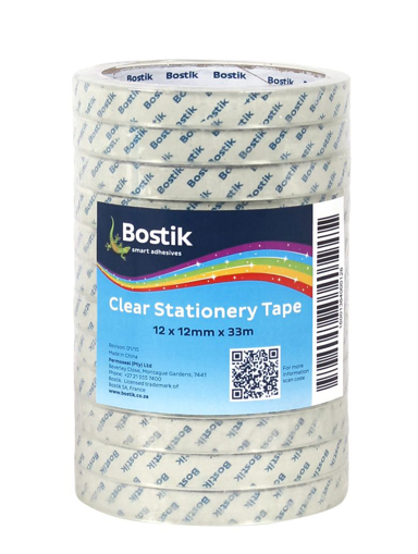 Picture of Super Clear Tape 12mmx33M[12] Shrink Wrapped