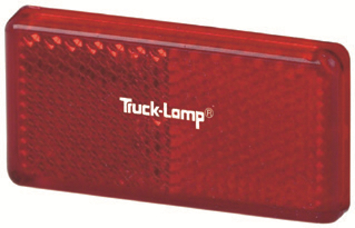 Picture of Reflector Rectangular 30x60mm Red