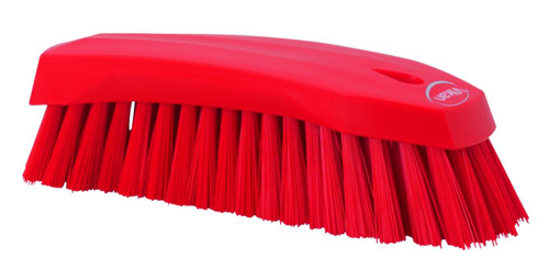 Picture of Brush Scrubbing Hand Red - Hard Bristle