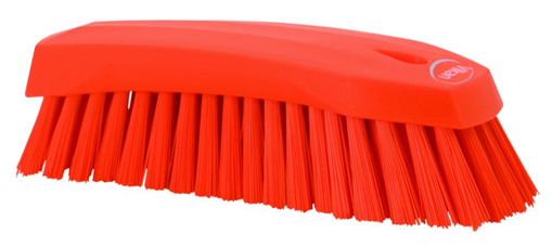 Picture of Brush Scrubbing Hand Orange - Hard Bristle