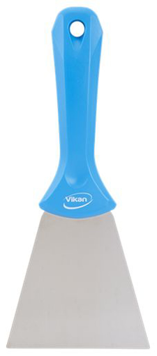 Picture of Scraper Handheld Straight 100mm Blue-Stainless Bla