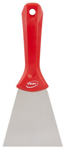 Picture of Scraper Handheld Straight 100mm Red-Stainless Blad