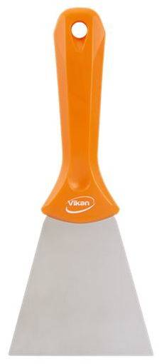 Picture of Scraper Handheld Straight 100mm Orange-Stainless B