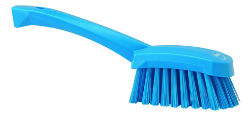 Picture of Brush Scrubbing Short Handle 270mm Blue - Hard Bri