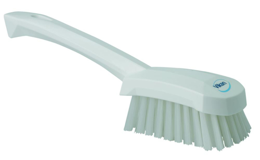 Picture of Brush Scrubbing Short Handle 270mm White - Hard Br