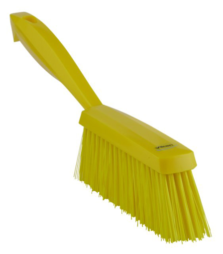 Picture of Dustpan Brush Hand Yellow 330mm - Medium Bristle