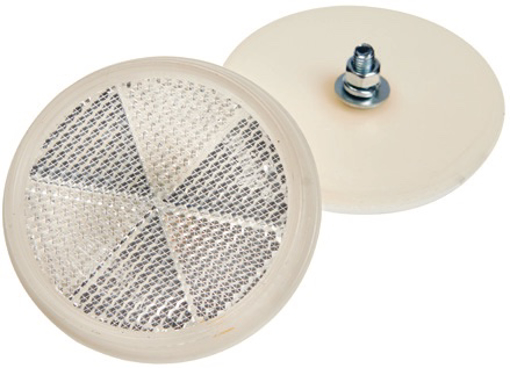 Picture of Reflector Round 50mm White Bolt-On