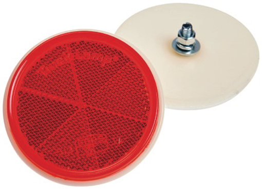 Picture of Reflector Round 50mm Red Bolt-On