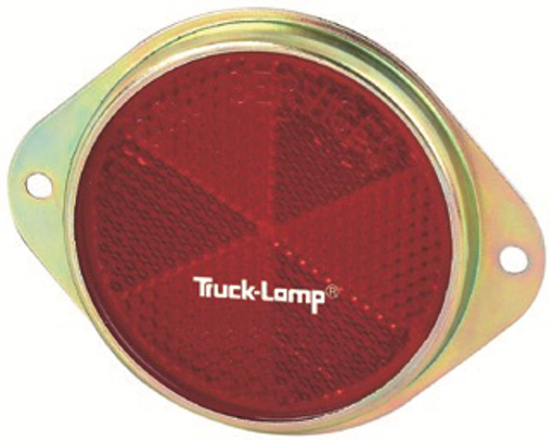 Picture of Reflector Round 50mm Red With Bracket