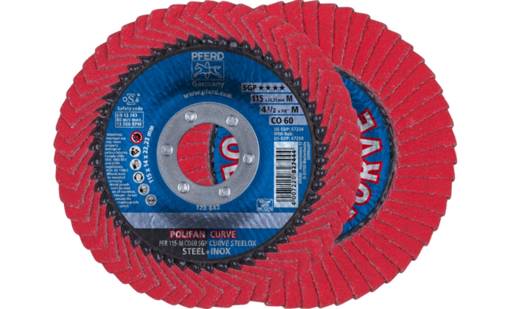Picture of Flap Disc 115mm CO 60Grit SGP-Curve-CO M PFR 11mm