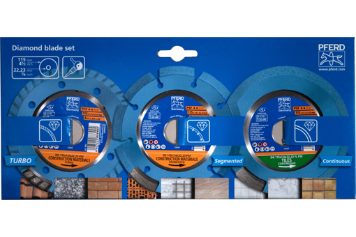 Picture of Diamond Disc Set Masonry 115mm Seg/Turbo/FL