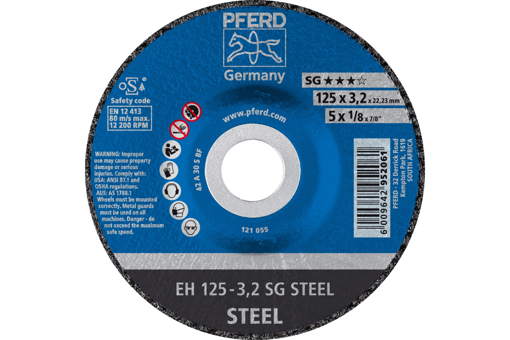 Picture of Cutting Disc Steel 125x3.2x22 SG-E Dep