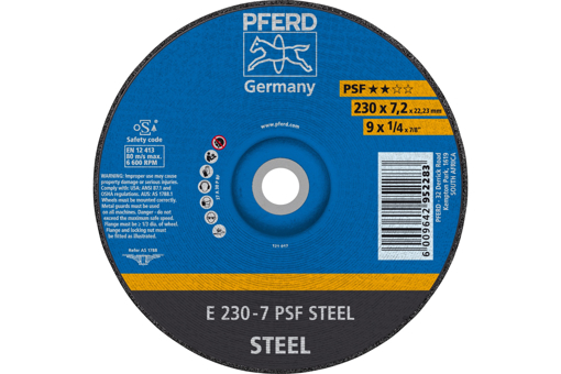 Picture of Grinding Disc Steel 230x7.0x22 PS-F