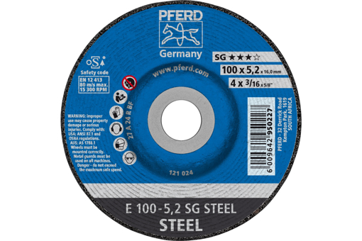 Picture of Grinding Disc Steel 100x5.2x16 SG-E