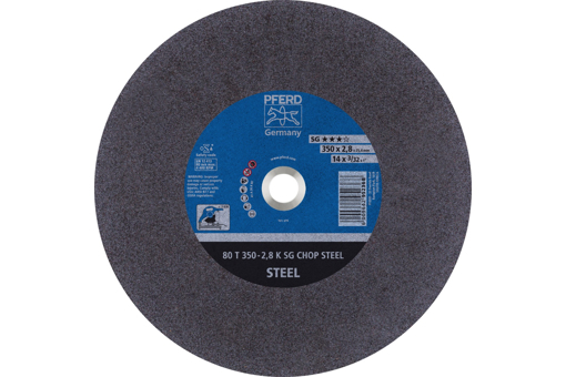 Picture of Cut-Off Wheel Steel 350x2.8x25 SG Flat <3KW