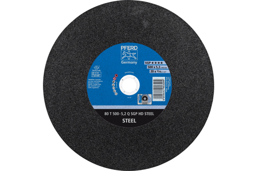 Picture of Cut-Off Wheel Steel 500x5.2x40 SG-HD Flat