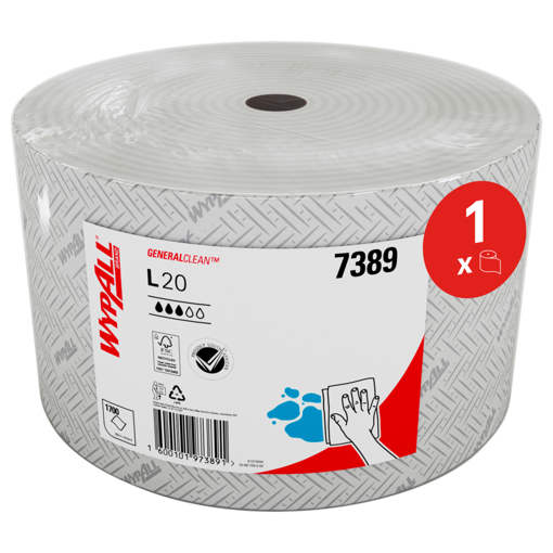 Picture of Wiper Roll 2 Ply 205mmx 646M L20