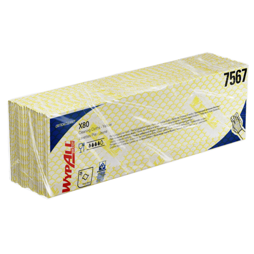 Picture of Wiper Cloth X80 Yellow 350x420mm[25]