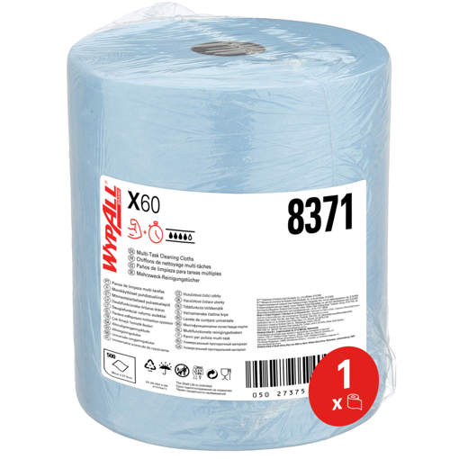 Picture of Wiper Roll X60 380x310mmx500 Blue