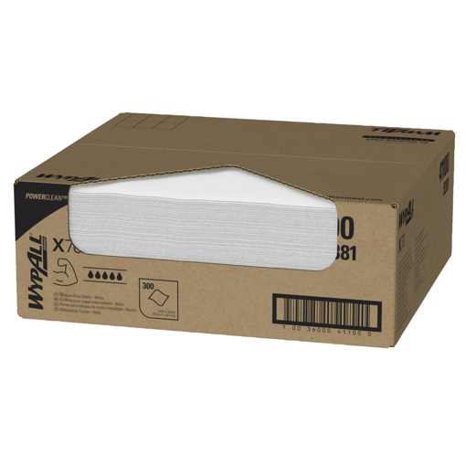 Picture of Wiper Cloth X70 422x378mm[300] Hydroknit White