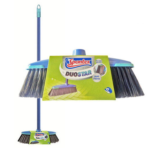 Picture of Broom Set Indoor Blue with 120cm Handle
