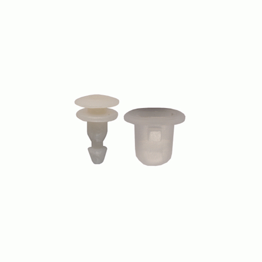 Picture of Door Panel Clip 2 Part White Nissan