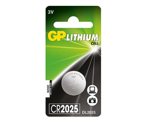 Picture of Battery Lithium Cell 3.0V CR2025 1pc Blister