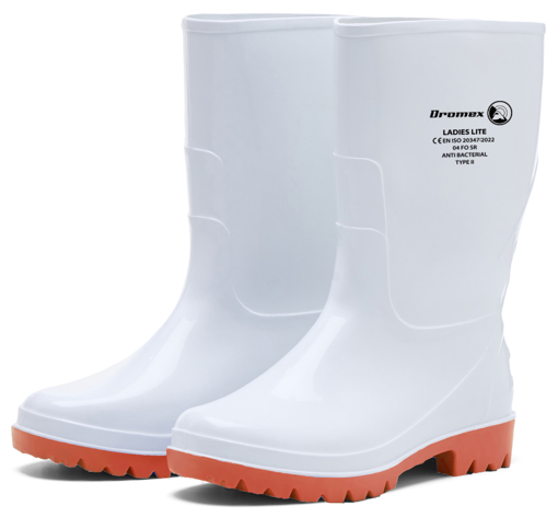 Picture of Gumboot White Ladies Calf Length Size 7