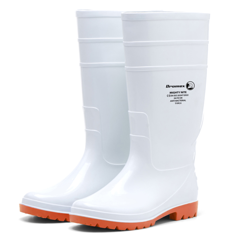 Picture of Gumboot White Knee Length Size 4