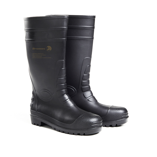 Picture of Gumboot Spartacus STCM Black Size 12