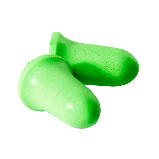 Picture of Earplug Disposable Uncorded PU Green SNR37