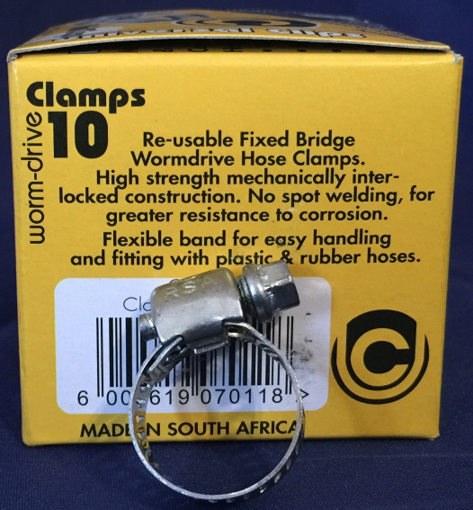 Picture of Hose Clamp GM 4    6-17mm  8mm Band
