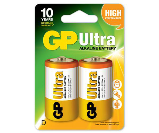 Picture of Battery D 1.5V Ultra Alkaline  2pc Blister