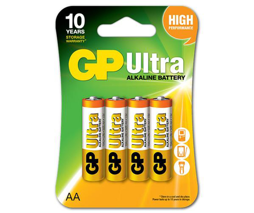 Picture of Battery AA 1.5V Ultra Alkaline  4pc Blister