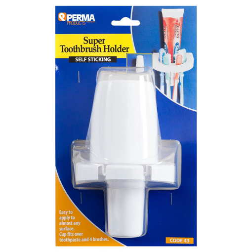 Picture of Toothbrush & Toothpaste Holder & Cup White - Stick