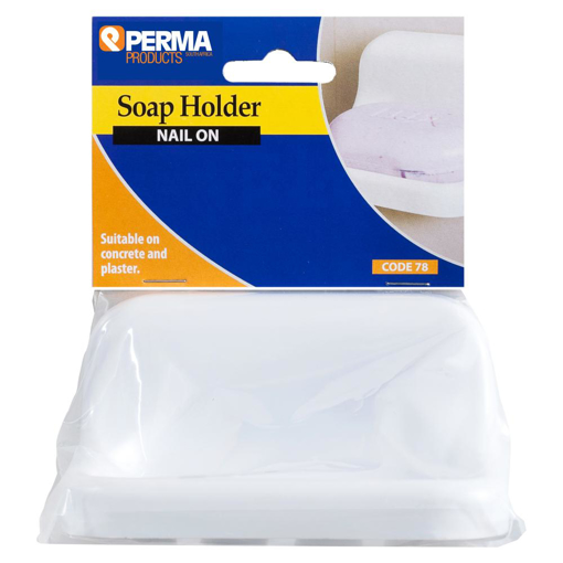 Picture of Soap Holder White - Nail on TBC