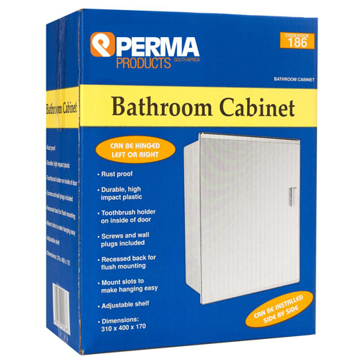 Picture of Bathroom Cabinet White Premier 400x310x170mm TBC
