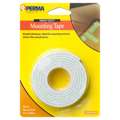 Picture of Double Sided Tape 3.0x20mmx 1M White Blister TBC