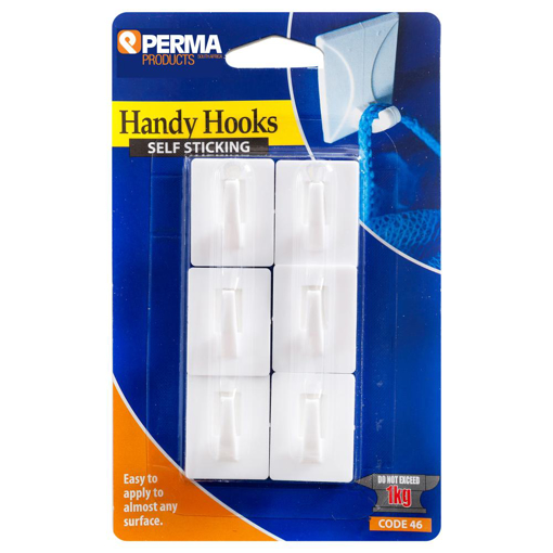 Picture of Hook Handy White - Stick On[6]