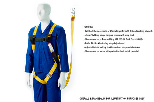 Picture of Harness Full Body - Single Lanyard