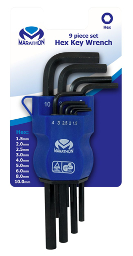 Picture of Allen Key Set  9Pc  1.5-10.0mm