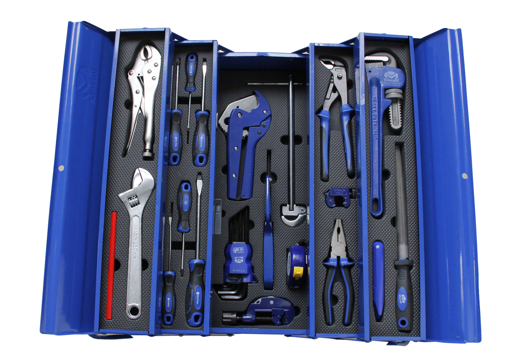Picture of Toolkit  36 Piece Plumbers 5 Tier Toolbox