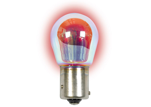 Picture of Bulb 12V BAW15s S/C 21Watt Red SilverEnigma