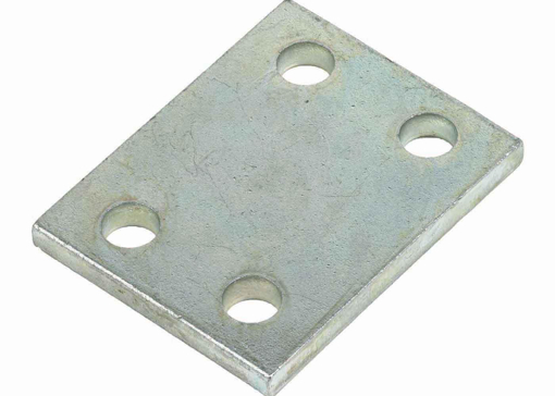 Picture of Drop Plate Steel Zinc Plated 100mm