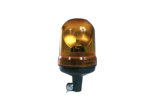 Picture of Strobe Light Amber Pole Mount 12/24V-H1 Bulb
